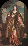 Paolo  Veronese St. Lucy and a Donor France oil painting artist